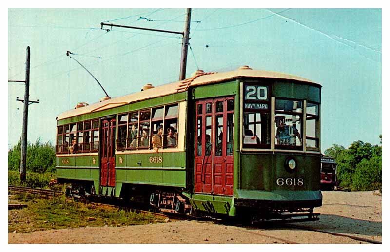 Postcard TRAM SCENE Kennebunkport Maine ME AS5485