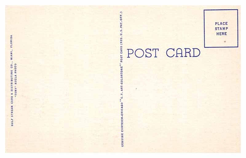 Postcard AERIAL VIEW SCENE Fort Lauderdale Florida FL AR6190