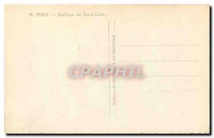 Old Postcard Paris Sacre Coeur Basilica