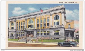 Service Club, Classic Car, Military Men, LOUISVILLE, Kentucky, 30-40's