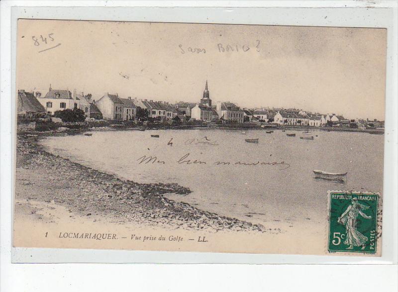 LOCMARIAQUER - Vue prise du Golfe - très bon état