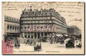 Paris 8 - Gare Saint Lazare - Hotel Terminus - Old Postcard