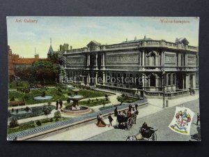 Staffordshire WOLVERHAMPTON Art Gallery - Old Postcard