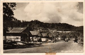 PC HOLLANDIA-HAVEN ORANJELAAN REAL PHOTO PAPUA NED. NW. GUINEA (a33576)