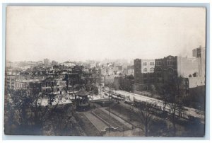 c1910's James Walker Park West Village New York NYC RPPC Photo Unposted Postcard 