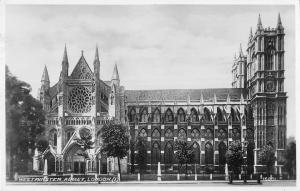 uk39142 westminster abbey london real photo uk lot 20 uk