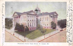 Court House St Joseph Missouri 1907 postcard