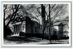 Carrollton Georgia GA RPPC Photo Postcard First Methodist Church Cline 1949