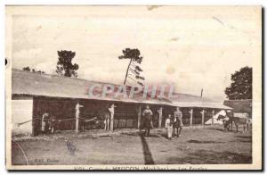 Old Postcard Camnpdu meucon (mirbhan) the stables Horse Horse