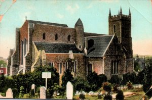 VINTAGE POSTCARD KYRBE (MONKS KIRBY) CHURCH WARWICKSHIRE N.E. c. 1910 HAS FAULTS