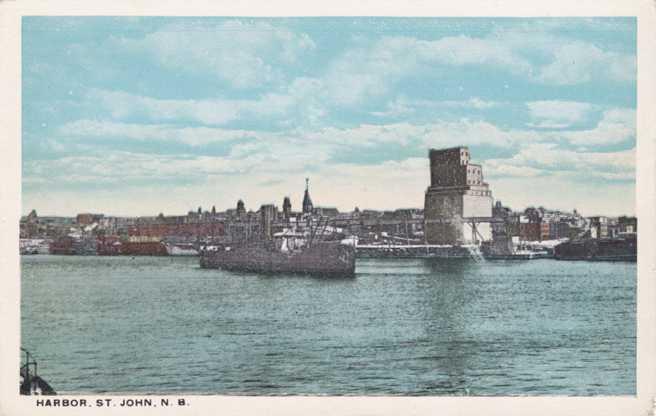 The Harbor - St John NB, New Brunswick, Canada - WB