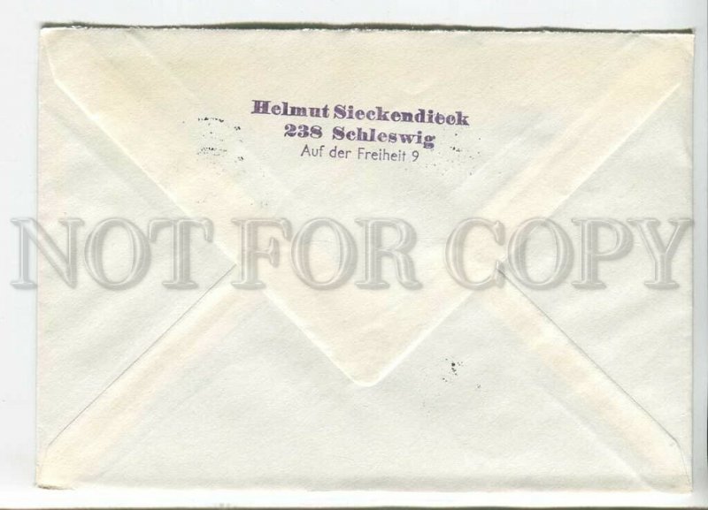 446172 GERMANY 1975 year real posted Schleswig