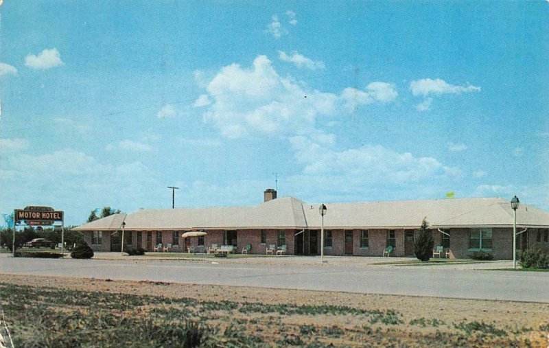 MARSHALLTOWN, IA Iowa   WEEDEN MOTOR HOTEL  Roadside  1956 Chrome Postcard