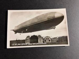 Mint Germany Graf Zeppelin RPPC Postcard LZ 127 Aviation Airship