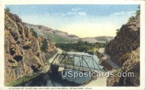 Junction of Loveland & Fort Collins Road - Estes Park, Colorado CO