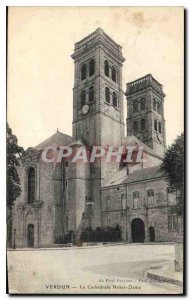 Old Postcard Verdun La Cathedrale Notre Dame
