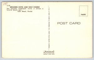 Palm Beach Florida~Breakers Hotel & Golf Course~Vintage Postcard