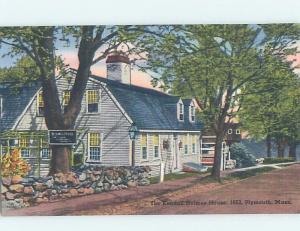 Unused Linen HISTORIC HOME Plymouth Massachusetts MA d0869