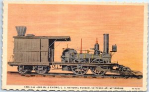 Postcard - Original Bull Engine, U. S. Nat'l Museum, Smithsonian Institution, DC