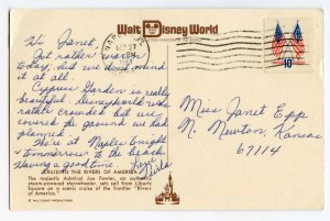 Cruising Rivers of America Walt Disney World Vintage Postcard Standard View Card 