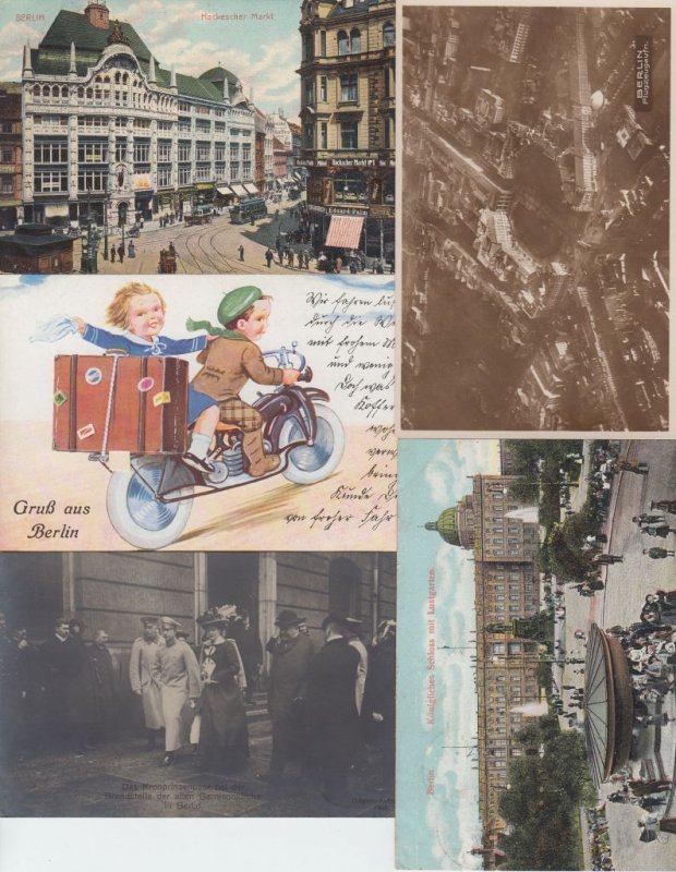 BERLIN GERMANY 104 Vintage Postcards mostly pre-1940 (L3378)
