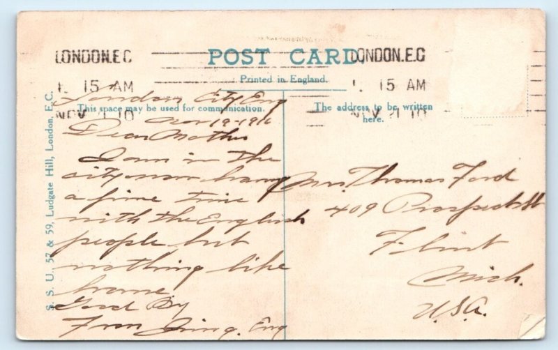 Picadilly Circus - London ENGLAND UK Postcard