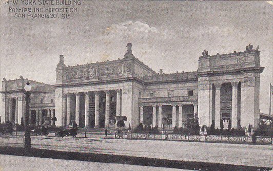 Panama -Pacific International Expo 1915 San Francisco New York State Building