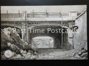 c1905 L & N.W.R. Hampstead Road Bridge (Sept 5th 1836) bridge under construction