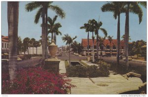 Magnificent Cluett, Memorial Fountain and Plaza, Palm Beach, Florida, 40-60s