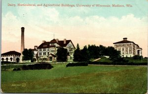 Vtg Dairy Horticultural Agricultural Buildings University Madison WI Postcard