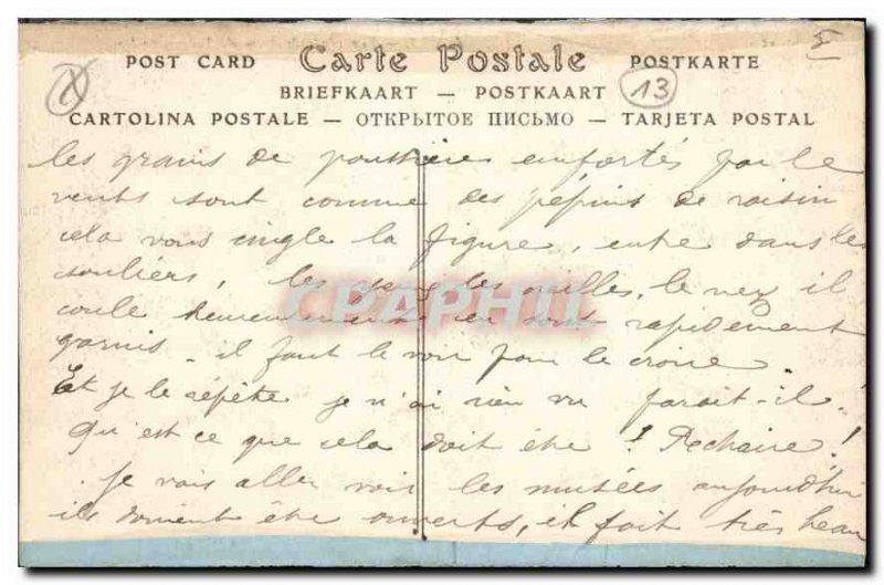 Old Postcard General view taken Arles Trinquetaille