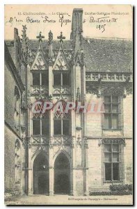 Old Postcard Chateaudun Chateau Escallier Flamboyant Gothic