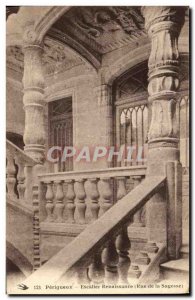 Old Postcard Perigueux Renaissance staircase ls Street Wisdom