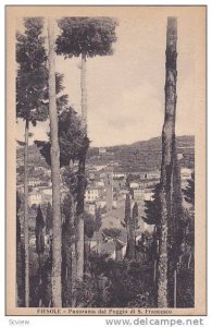 FIESOLE, Panorama al Poggio de S. Francesco, Florence, Toscana, Italy, 10-20s