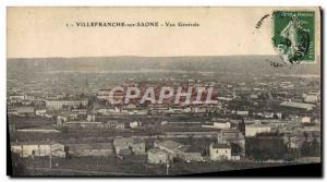 Old Postcard Villefranche Sur Saone Vue Generale