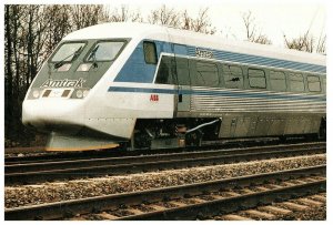 Amtrak X2000 Train Postcard Posted 1995 w/ Red Cloud Scott 2175 10¢ Stamp