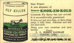 Knok-Em-Kold Fly Killer - Coggon, Iowa IA