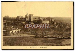 Postcard Old Avignon Vue Generale