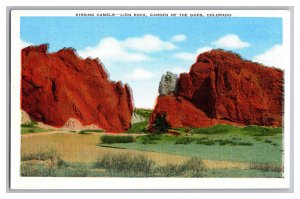 Postcard CO Kissing Camels Garden Of The Gods Colorado Vtg. Standard View Card 