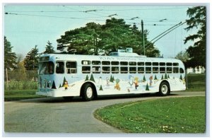 1960 Bus Miami Valley Regional Transit Authority Dayton Ohio OH Vintage Postcard