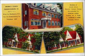 Brown's Courts, Fredericksburg VA