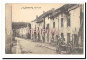Badonviller Old Postcard Rue Notre Dame