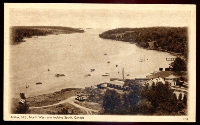 dc804 - HALIFAX Nova Scotia Postcard 1920s North West Arm