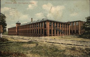 Torrington Connecticut CT Woolen Mill c1910 Vintage Postcard