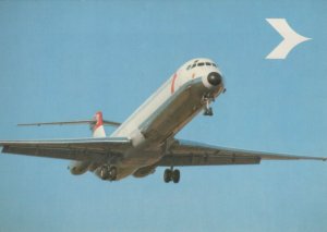 Aviation Postcard - Austrian Airlines Aeroplane - Douglas DC-9/Super 80 - RR9932