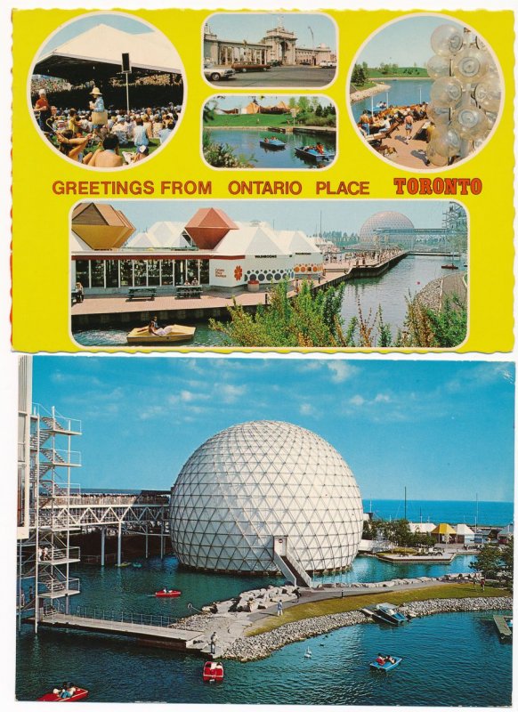 (2 cards) Ontario Place, Toronto, Ontario, Canada