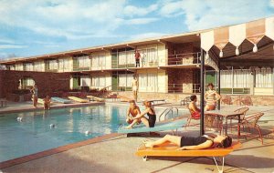 COACHMAN'S INN Little Rock, AR Swimming Pool Roadside Mid-Century Modern Vintage