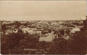 PC NEW ZEALAND, CANTERBURRY PANORAMA, Vintage REAL PHOTO Postcard (B41658)