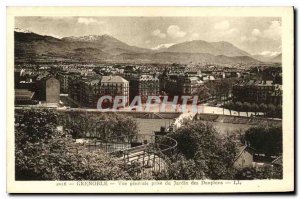 Old Postcard Grenoble General view taken from the Jardin des Dauphins