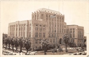 F50/ Phoenix Arizona RPPC Postcard 1937 City Hall Building